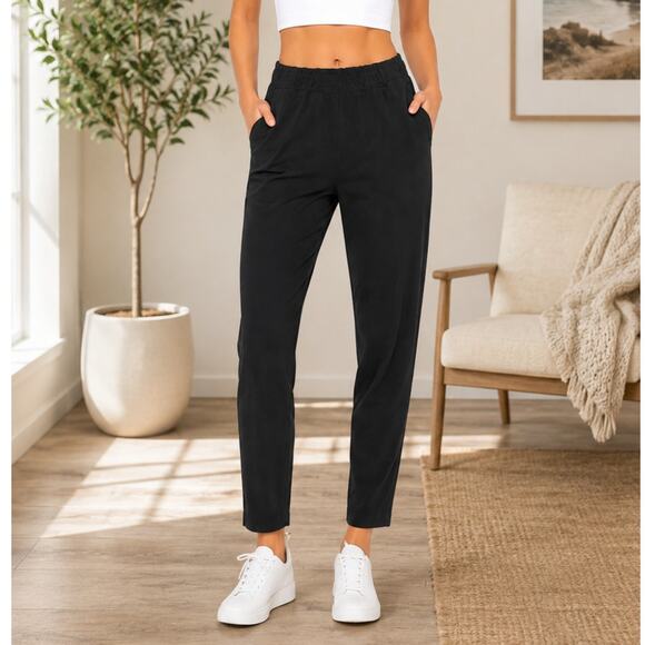 Vuori Pants - Vuori Miles Ankle Pants Black Women’s Small VW404 26” Inseam